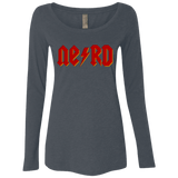 T-Shirts Vintage Navy / Small NERD Women's Triblend Long Sleeve Shirt