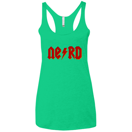 T-Shirts Envy / X-Small NERD Women's Triblend Racerback Tank