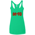 T-Shirts Envy / X-Small NERD Women's Triblend Racerback Tank