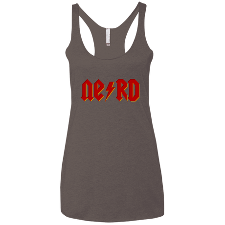 T-Shirts Macchiato / X-Small NERD Women's Triblend Racerback Tank
