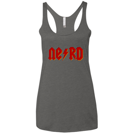 T-Shirts Premium Heather / X-Small NERD Women's Triblend Racerback Tank