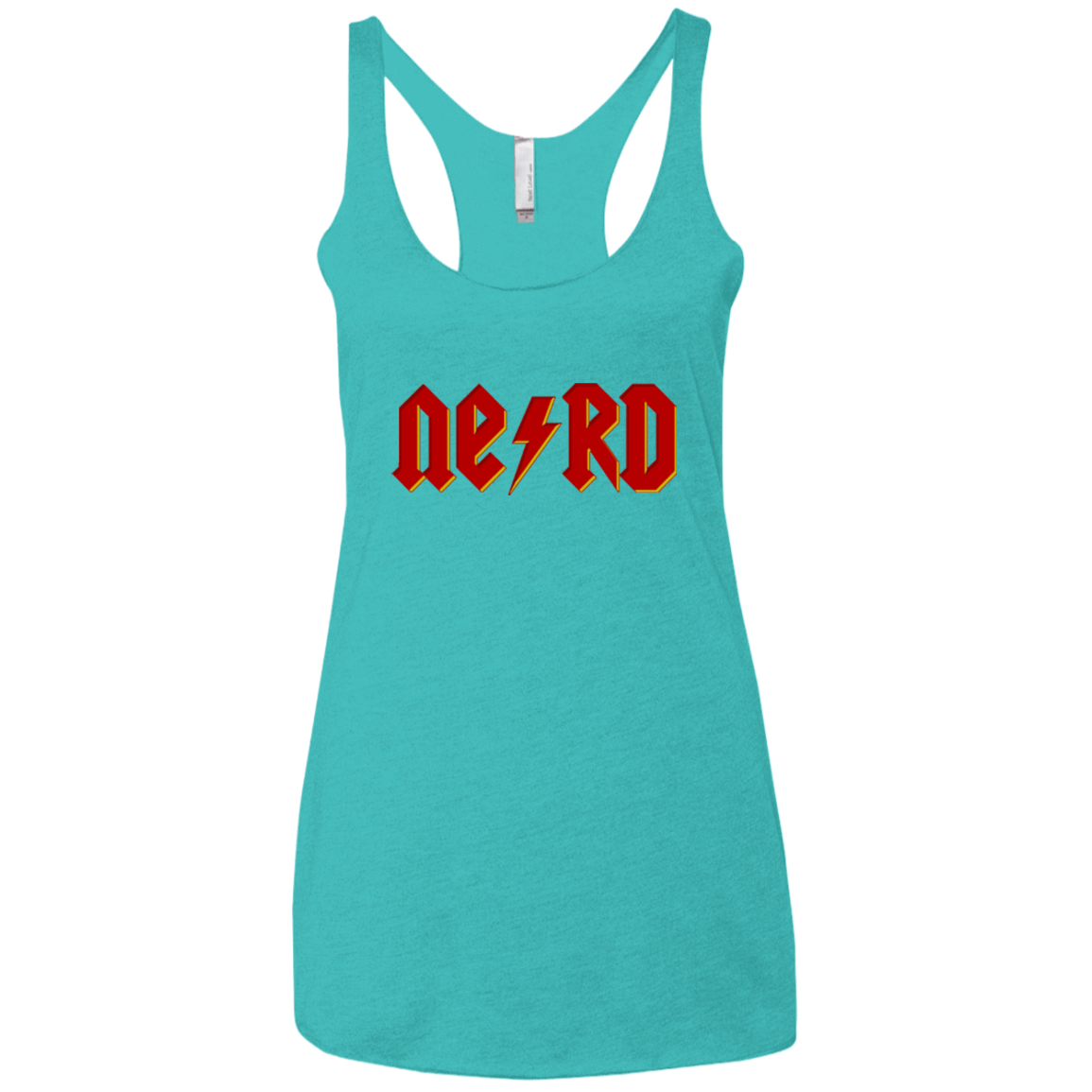 T-Shirts Tahiti Blue / X-Small NERD Women's Triblend Racerback Tank