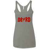 T-Shirts Venetian Grey / X-Small NERD Women's Triblend Racerback Tank