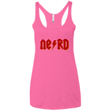 T-Shirts Vintage Pink / X-Small NERD Women's Triblend Racerback Tank