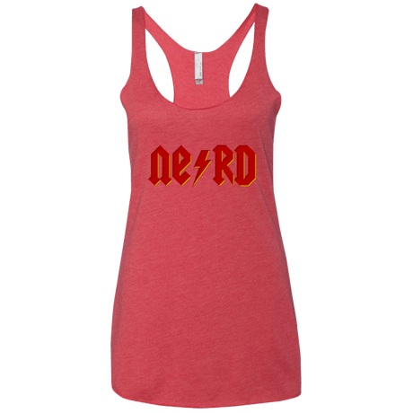 T-Shirts Vintage Red / X-Small NERD Women's Triblend Racerback Tank