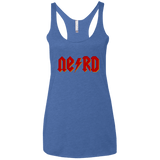 T-Shirts Vintage Royal / X-Small NERD Women's Triblend Racerback Tank