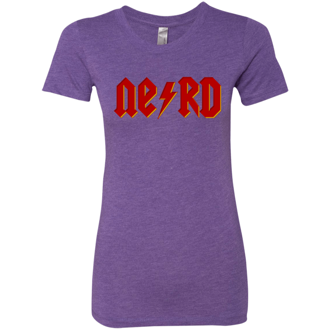 T-Shirts Purple Rush / Small NERD Women's Triblend T-Shirt