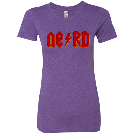 T-Shirts Purple Rush / Small NERD Women's Triblend T-Shirt