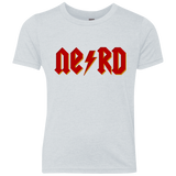 T-Shirts Heather White / YXS NERD Youth Triblend T-Shirt