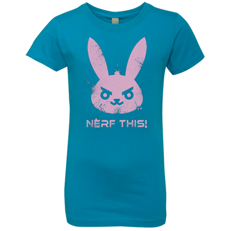 T-Shirts Turquoise / YXS Nerf This Girls Premium T-Shirt