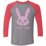 T-Shirts Premium Heather/ Vintage Red / X-Small Nerf This Triblend 3/4 Sleeve