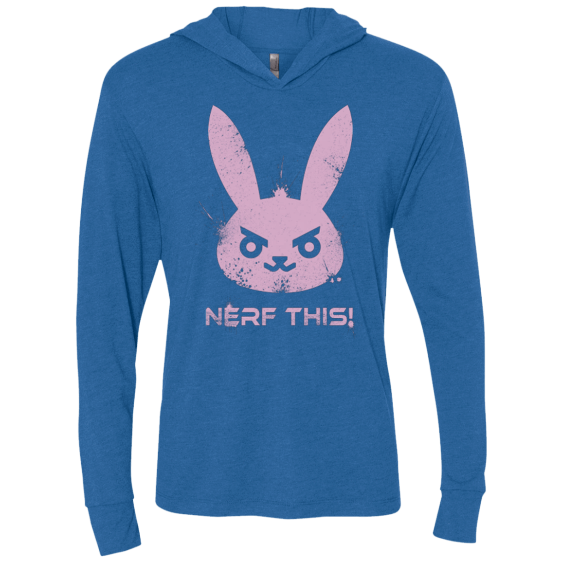 T-Shirts Vintage Royal / X-Small Nerf This Triblend Long Sleeve Hoodie Tee