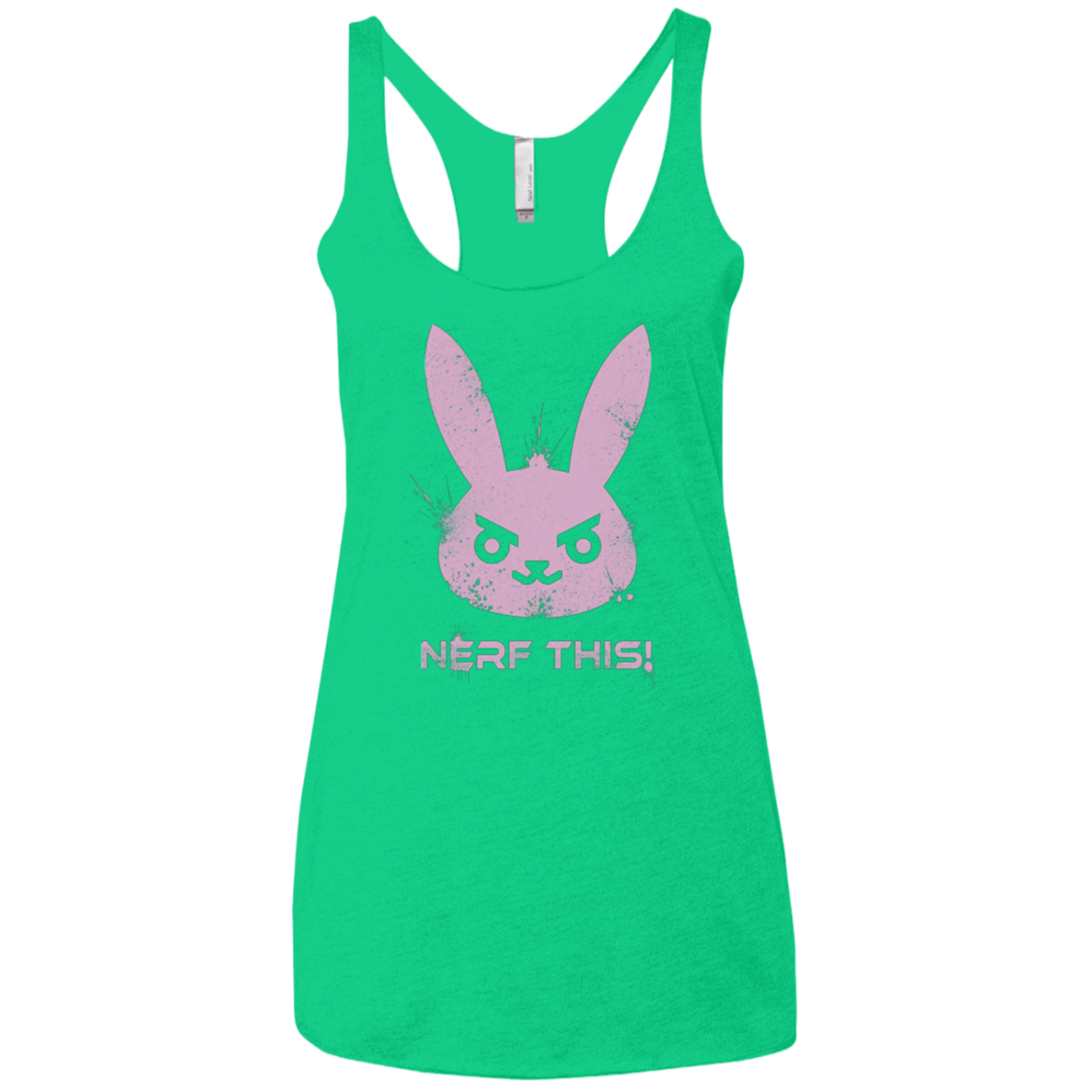 T-Shirts Envy / X-Small Nerf This Women's Triblend Racerback Tank