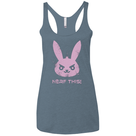 T-Shirts Indigo / X-Small Nerf This Women's Triblend Racerback Tank