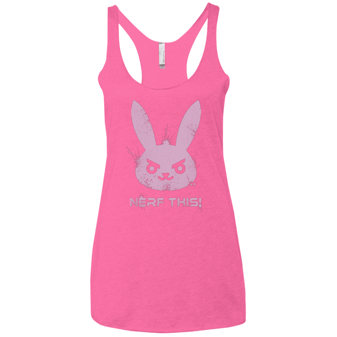 T-Shirts Vintage Pink / X-Small Nerf This Women's Triblend Racerback Tank
