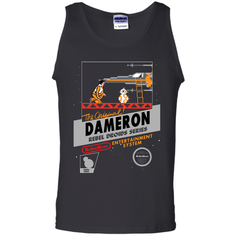 T-Shirts Black / S NES 8Bit Dameron Men's Tank Top