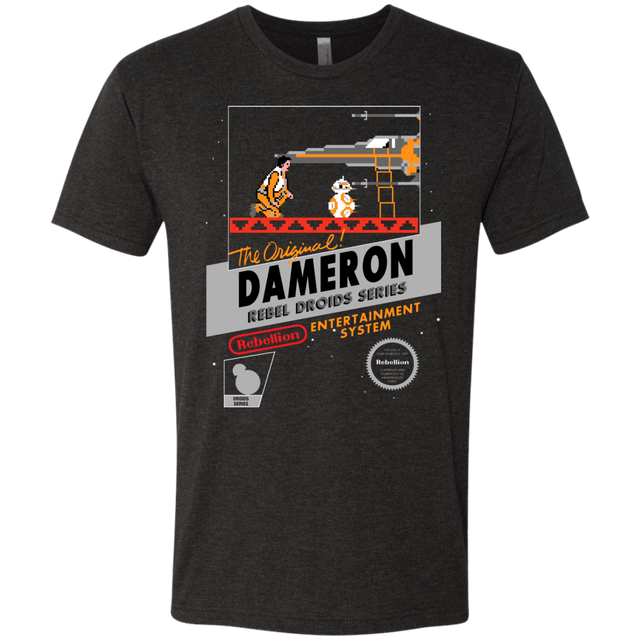 T-Shirts Vintage Black / S NES 8Bit Dameron Men's Triblend T-Shirt