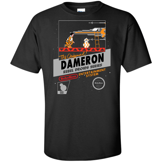 T-Shirts Black / XLT NES 8Bit Dameron Tall T-Shirt