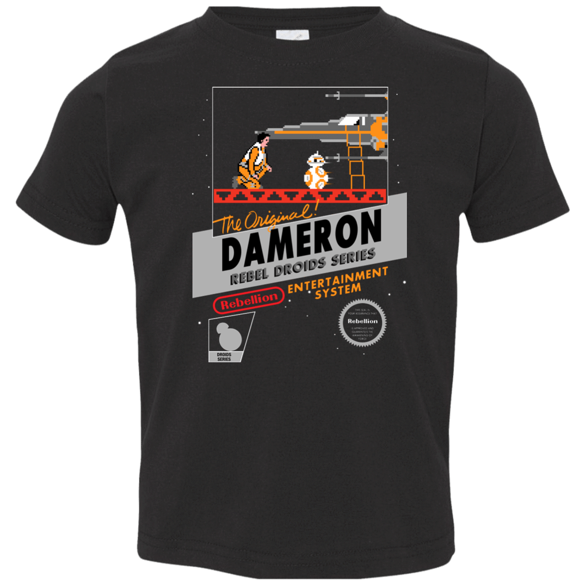 T-Shirts Black / 2T NES 8Bit Dameron Toddler Premium T-Shirt