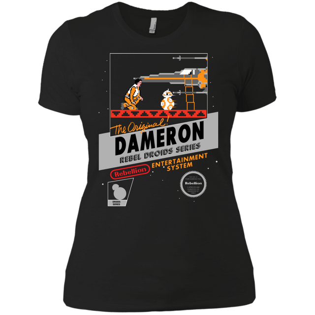 T-Shirts Black / X-Small NES 8Bit Dameron Women's Premium T-Shirt