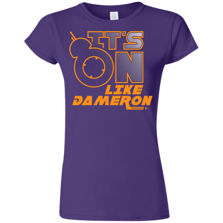 T-Shirts Purple / S NES On Like Dameron Junior Slimmer-Fit T-Shirt