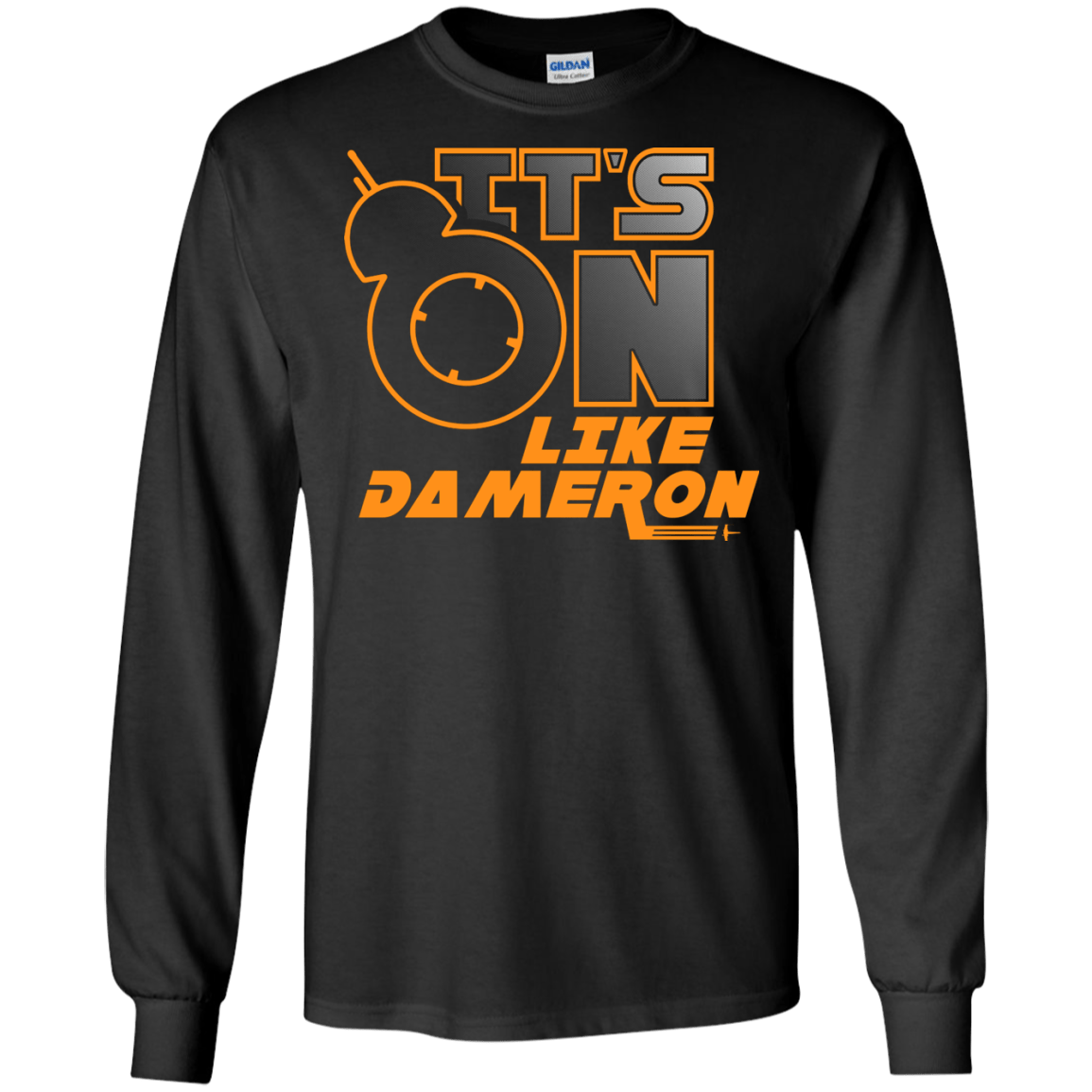 T-Shirts Black / S NES On Like Dameron Men's Long Sleeve T-Shirt
