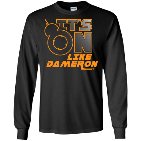 T-Shirts Black / S NES On Like Dameron Men's Long Sleeve T-Shirt