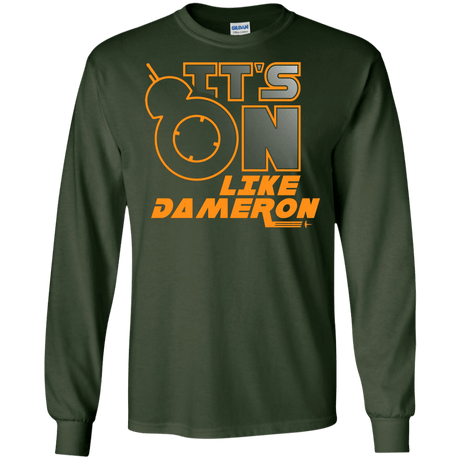 T-Shirts Forest Green / S NES On Like Dameron Men's Long Sleeve T-Shirt