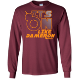 T-Shirts Maroon / S NES On Like Dameron Men's Long Sleeve T-Shirt