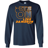 T-Shirts Navy / S NES On Like Dameron Men's Long Sleeve T-Shirt
