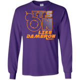 T-Shirts Purple / S NES On Like Dameron Men's Long Sleeve T-Shirt