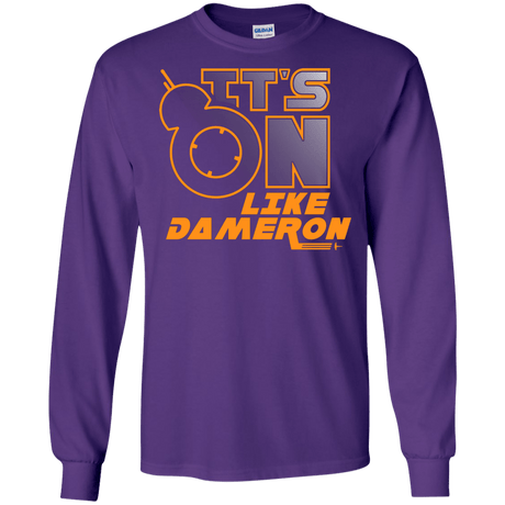 T-Shirts Purple / S NES On Like Dameron Men's Long Sleeve T-Shirt