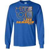 T-Shirts Royal / S NES On Like Dameron Men's Long Sleeve T-Shirt