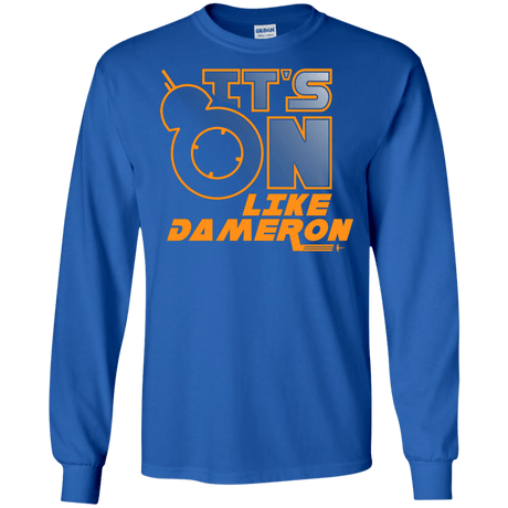 T-Shirts Royal / S NES On Like Dameron Men's Long Sleeve T-Shirt