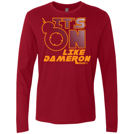 T-Shirts Cardinal / S NES On Like Dameron Men's Premium Long Sleeve