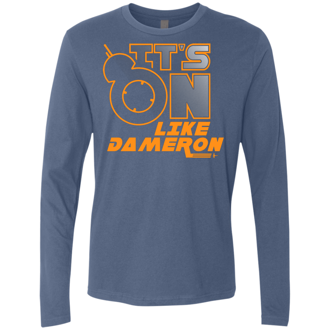 T-Shirts Indigo / S NES On Like Dameron Men's Premium Long Sleeve
