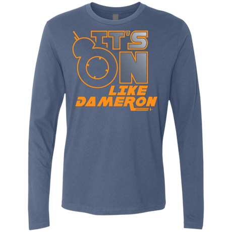 T-Shirts Indigo / S NES On Like Dameron Men's Premium Long Sleeve