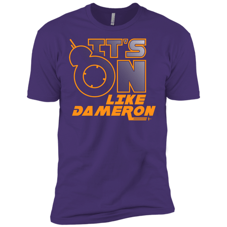 T-Shirts Purple Rush/ / X-Small NES On Like Dameron Men's Premium T-Shirt