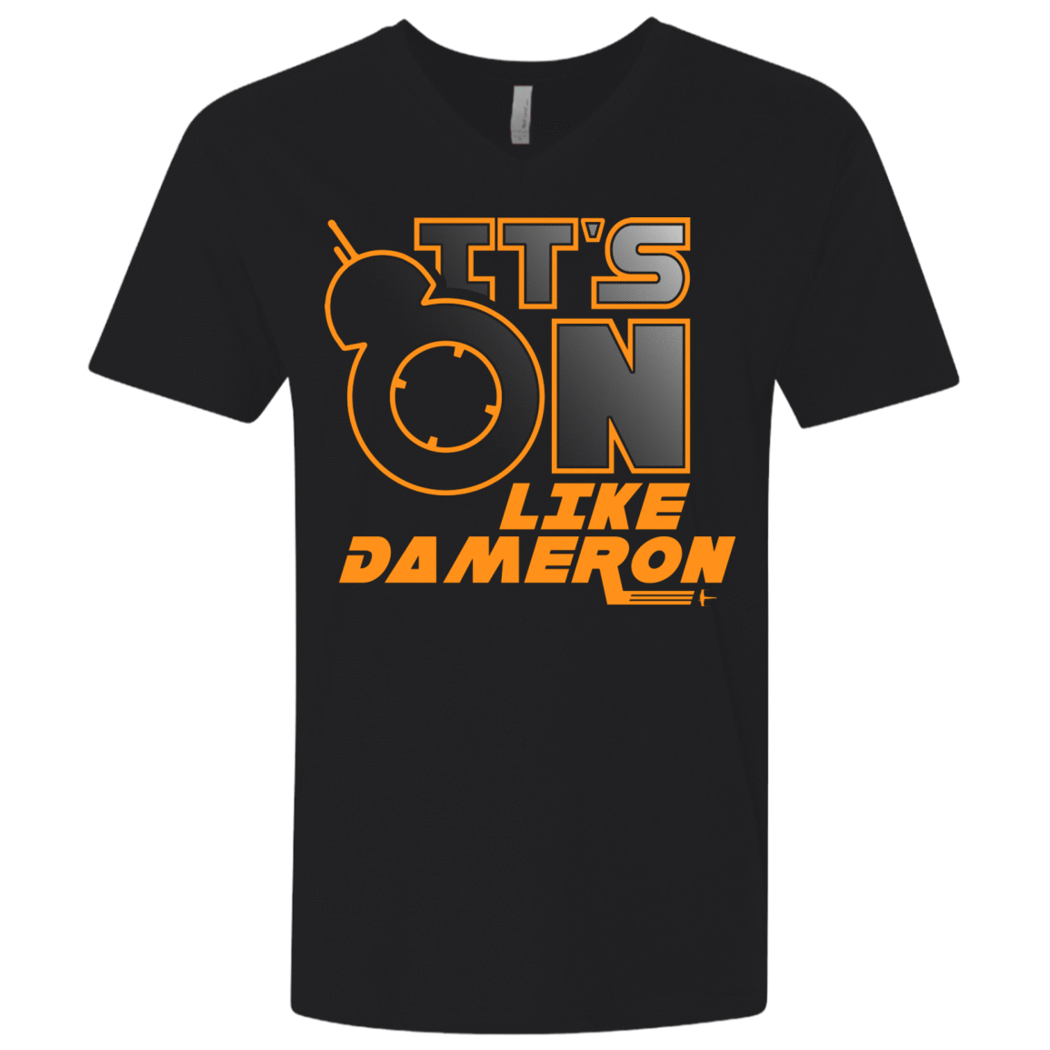 T-Shirts Black / X-Small NES On Like Dameron Men's Premium V-Neck