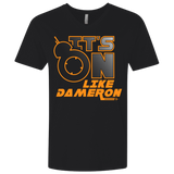 T-Shirts Black / X-Small NES On Like Dameron Men's Premium V-Neck