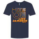 T-Shirts Midnight Navy / X-Small NES On Like Dameron Men's Premium V-Neck