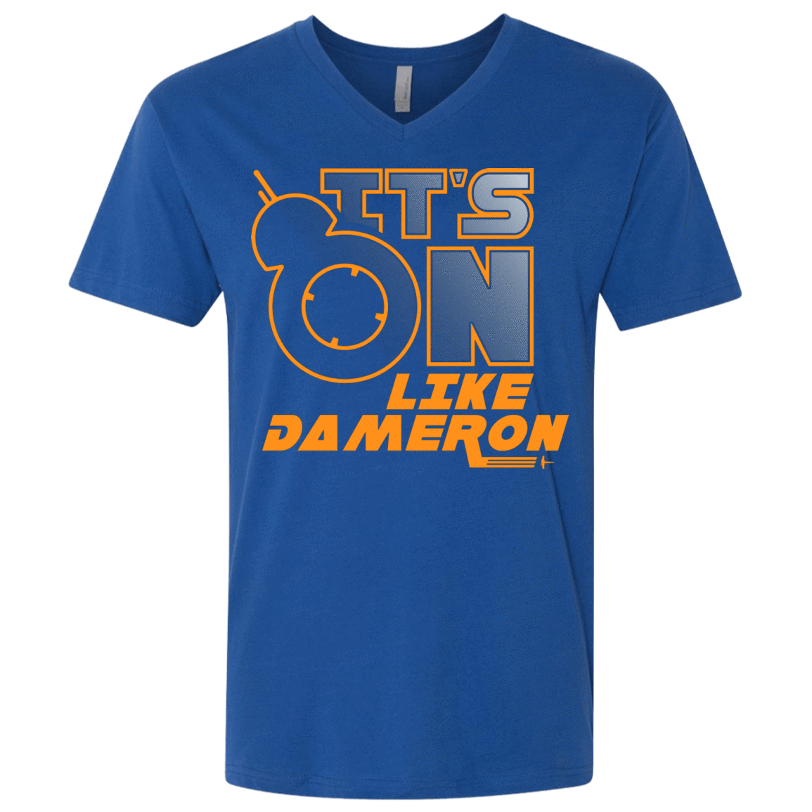 T-Shirts Royal / X-Small NES On Like Dameron Men's Premium V-Neck