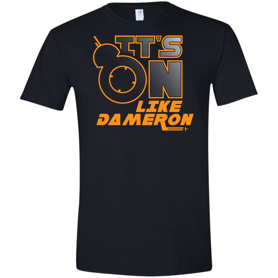 T-Shirts Black / X-Small NES On Like Dameron Men's Semi-Fitted Softstyle