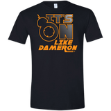 T-Shirts Black / X-Small NES On Like Dameron Men's Semi-Fitted Softstyle