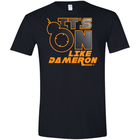 T-Shirts Black / X-Small NES On Like Dameron Men's Semi-Fitted Softstyle