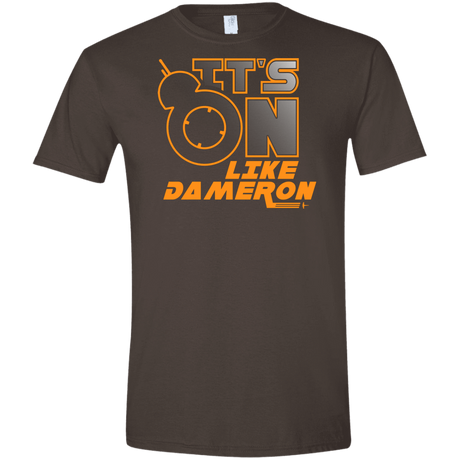 T-Shirts Dark Chocolate / S NES On Like Dameron Men's Semi-Fitted Softstyle