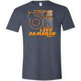 T-Shirts Heather Navy / S NES On Like Dameron Men's Semi-Fitted Softstyle