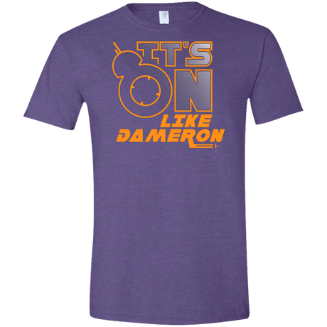 T-Shirts Heather Purple / S NES On Like Dameron Men's Semi-Fitted Softstyle