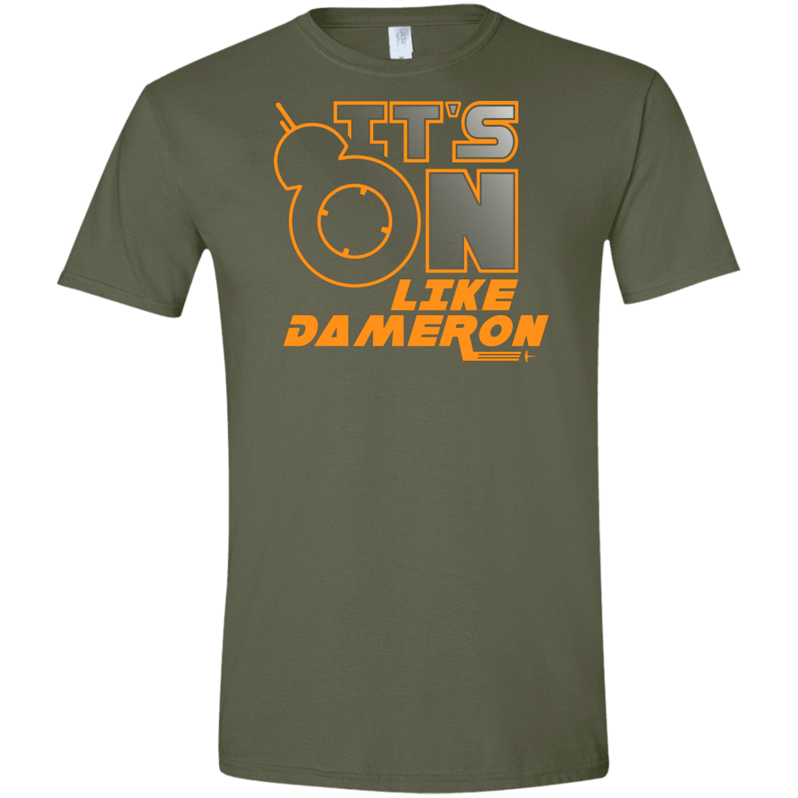 T-Shirts Military Green / S NES On Like Dameron Men's Semi-Fitted Softstyle