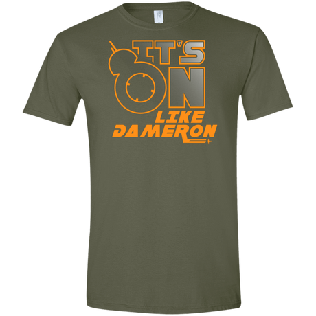 T-Shirts Military Green / S NES On Like Dameron Men's Semi-Fitted Softstyle